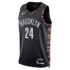 Maillot Homme Brooklyn Nets Cam Thomas 2025-26 Nike City Edition Noir Swingman